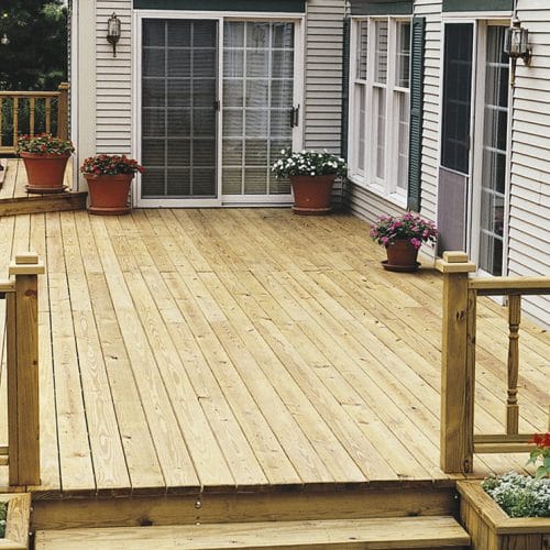 New deck finished with Seasonite