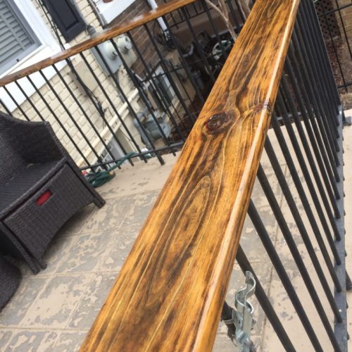 Railing finished with Deks Olje D1 and D2